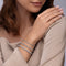Pyramid Bracelet Of Diamonds