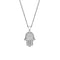 Diamond Hamsa Pendant