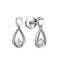 Infinity White Gold Diamond Earrings