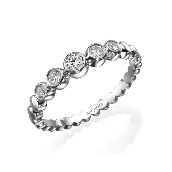 5 & 7 Diamonds Bubble Ring