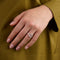 Diamond Initial 'A' Ring