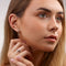 Gold Diamond Pear Charm Ring