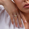 Oval Yellow Diamond Ring