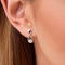 Infinity White Gold Diamond Earrings