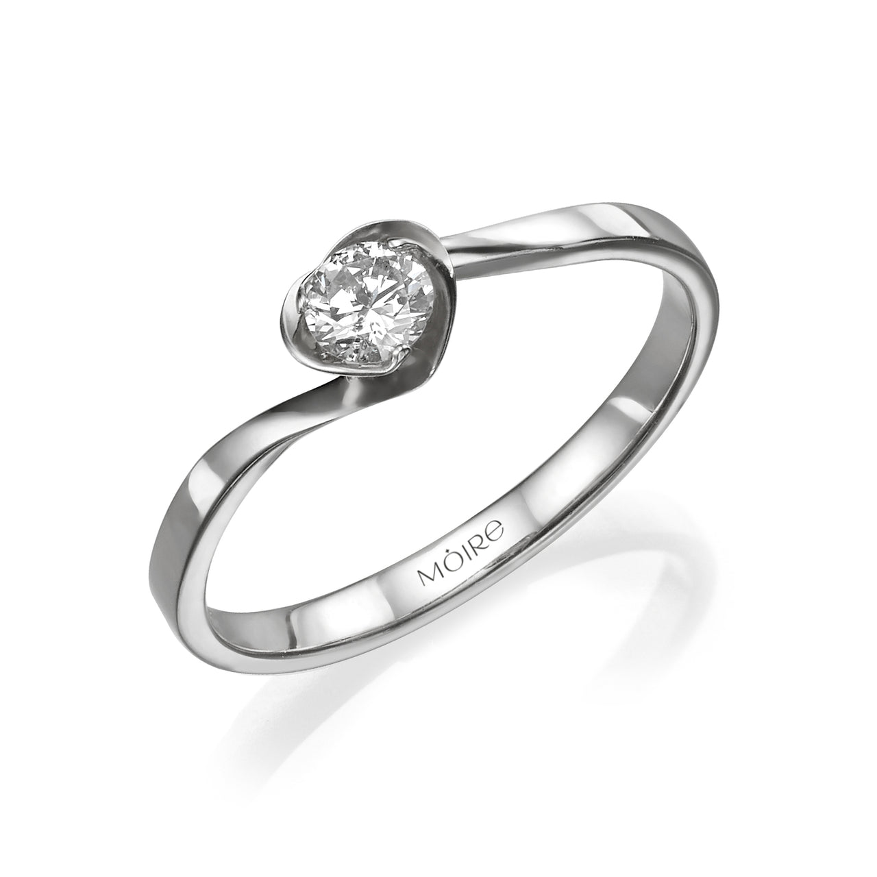 Heart Engagement Ring