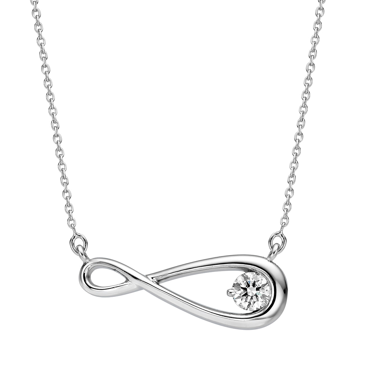 Minimal Infinity Pendant 0.15 -0.25 Ct.