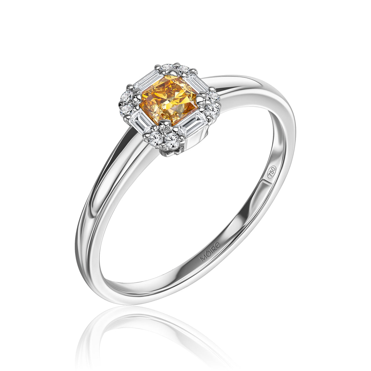 Fancy Vivid Orange-Yellow Ring