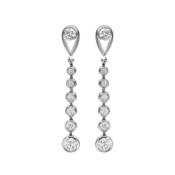 Hanging bubbles, 14 diamonds