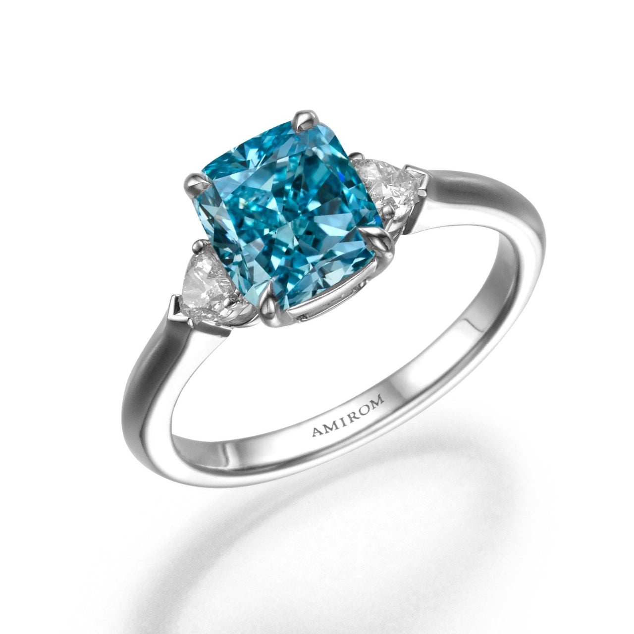 Fancy Vivid-Blue Ring