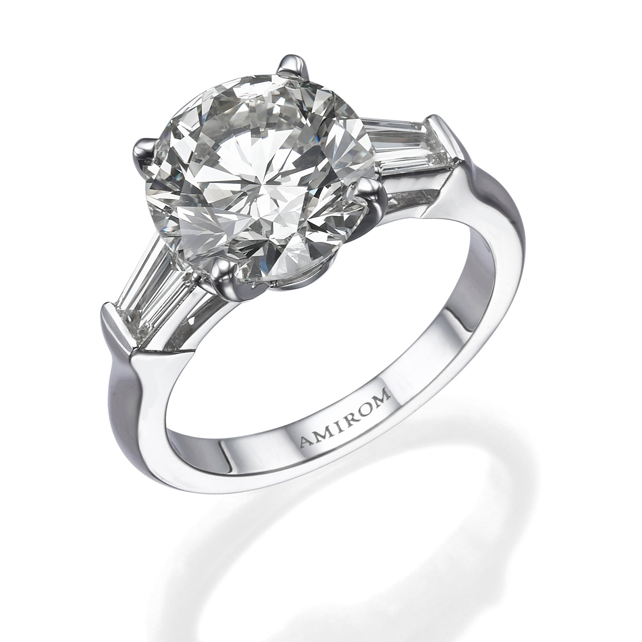 Round-Cut Diamond 4.24 Ct. Ring
