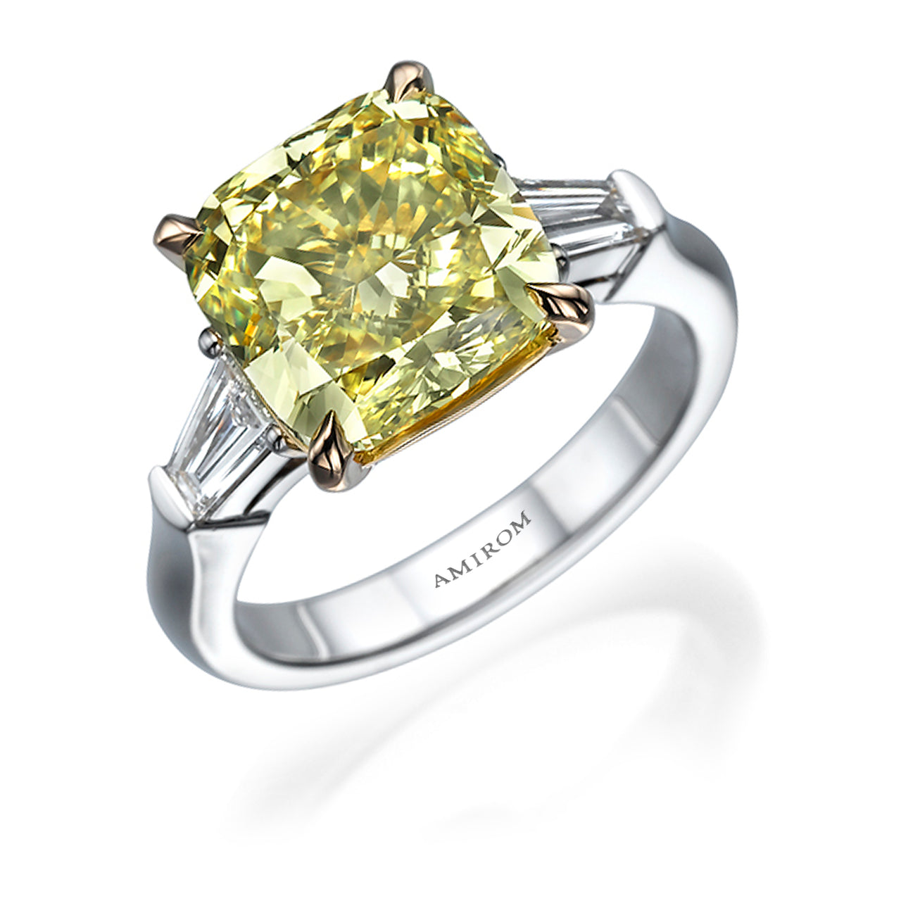 Fancy-Intense Yellow Diamond Ring