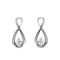 Infinity White Gold Diamond Earrings