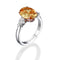 Fancy Orange Diamond Ring